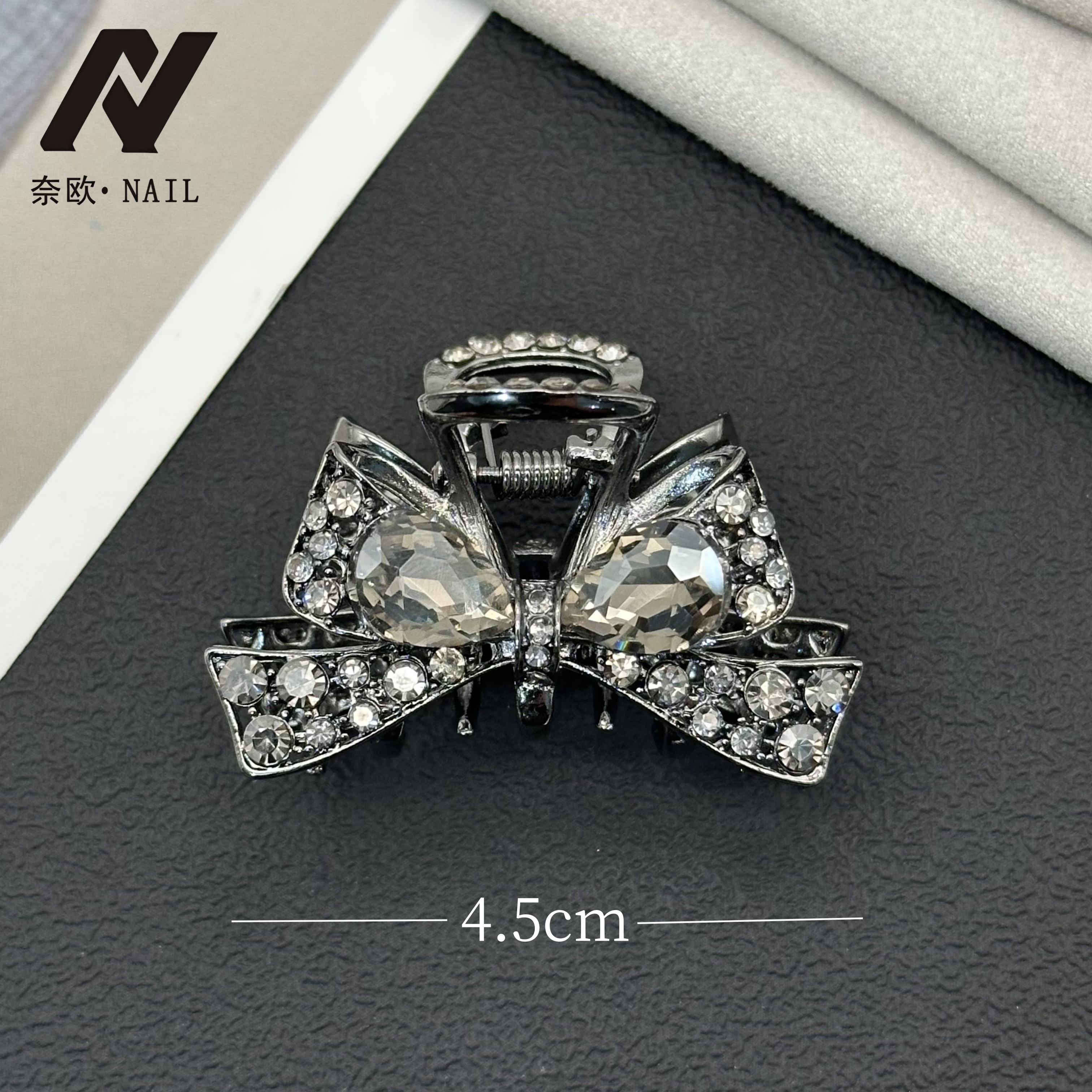 【NAIL·奈欧】设计师系列6186蝴蝶结抓夹气质时尚