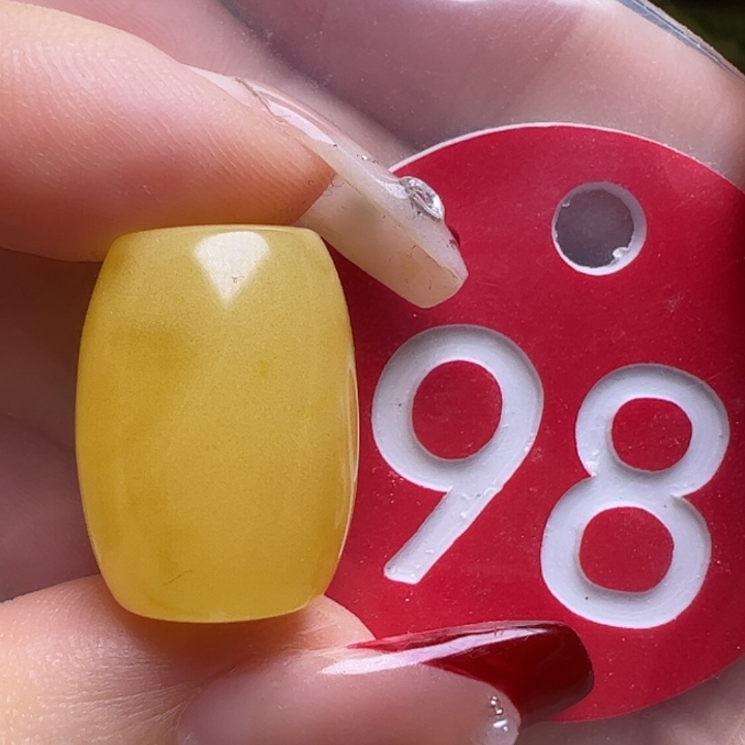 蜜蜡未镶嵌珠宝奇石没**聊14mm桶珠