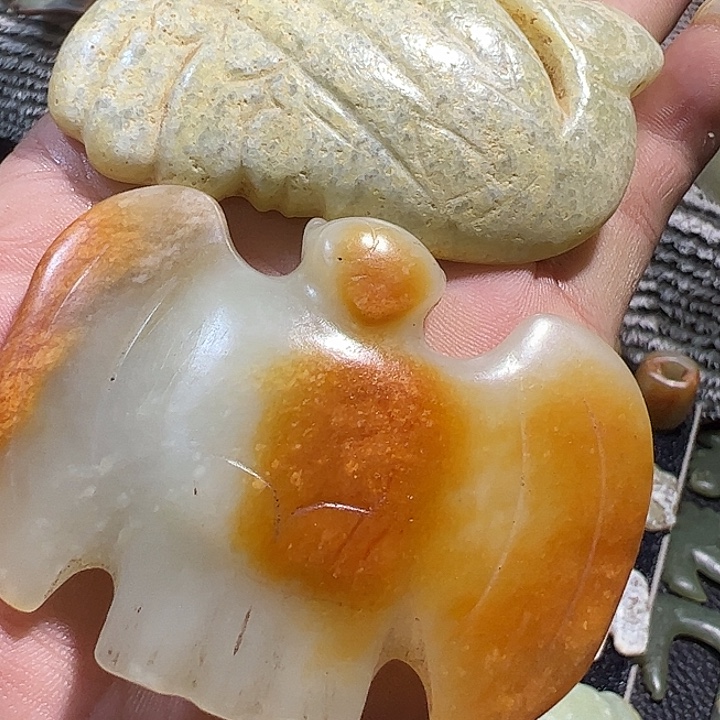 盘***盘玉玉摆件笛枭器型件