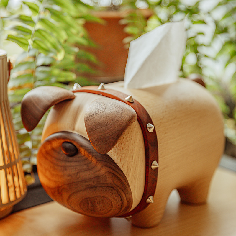 苟富贵儿纸巾盒原创设计家居摆件M号纸巾抽纸盒个性可爱原上城