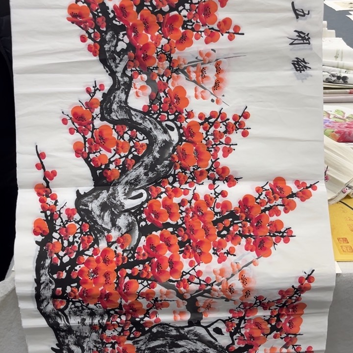 国画绘画手绘作品