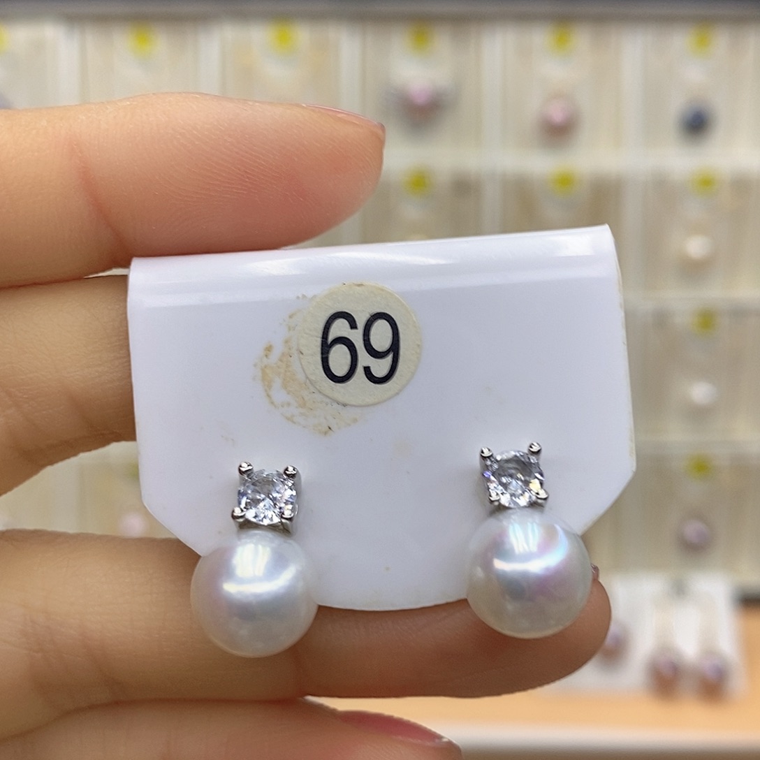 吊坠(赠链)银S925镶嵌淡水珍珠