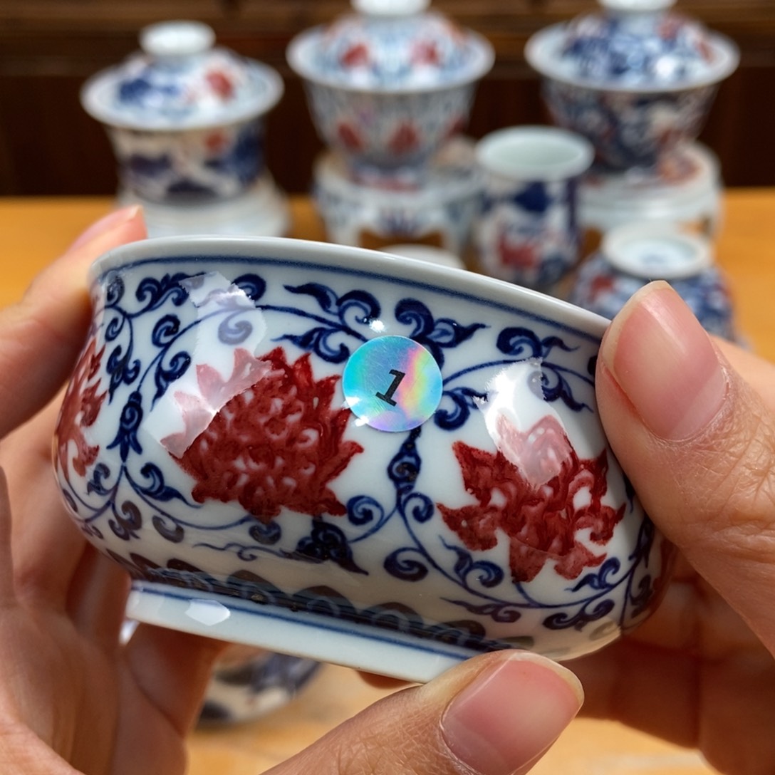 手绘现代茶具非古董