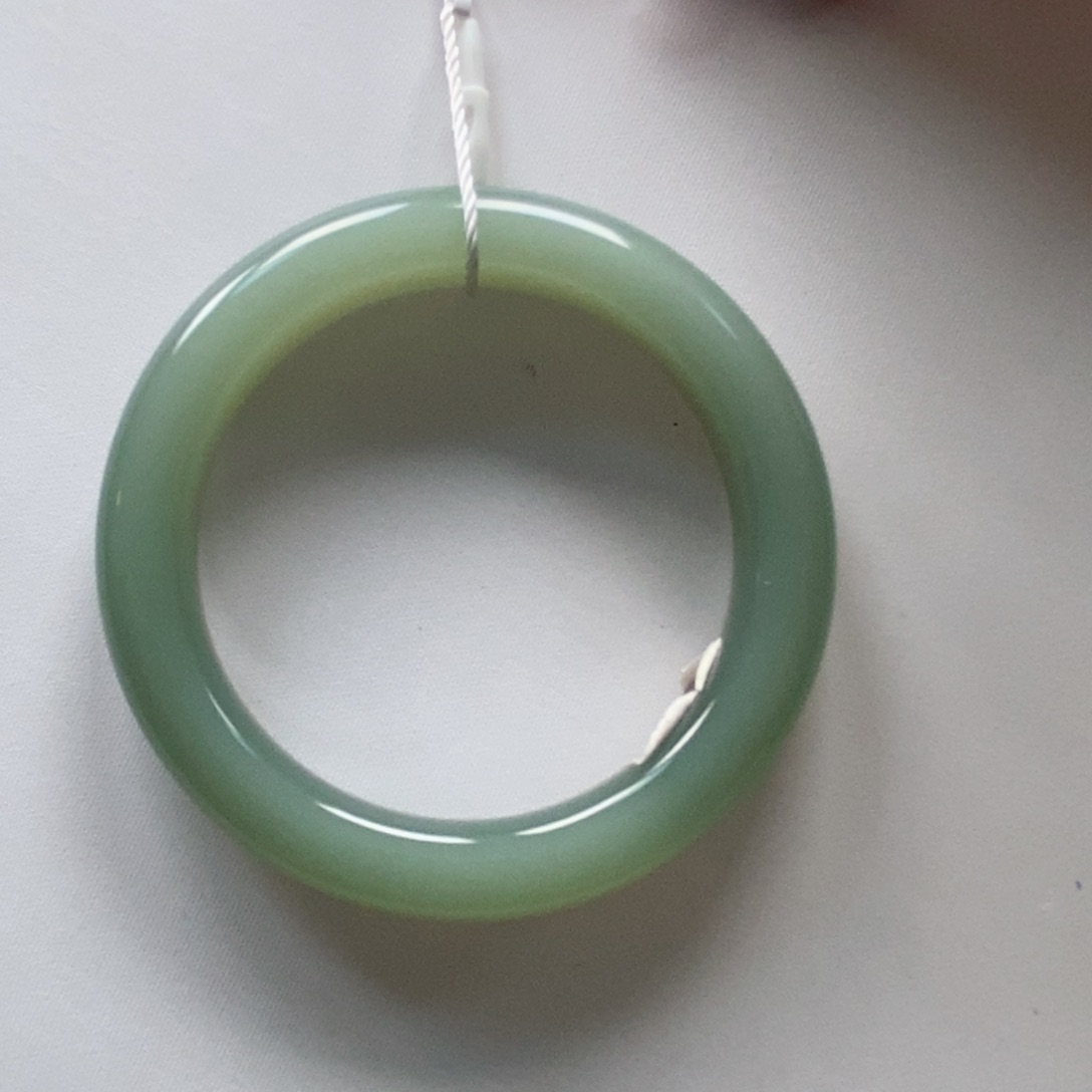 和田玉（糖玉）未镶嵌手镯留***种和田玉手镯55.4