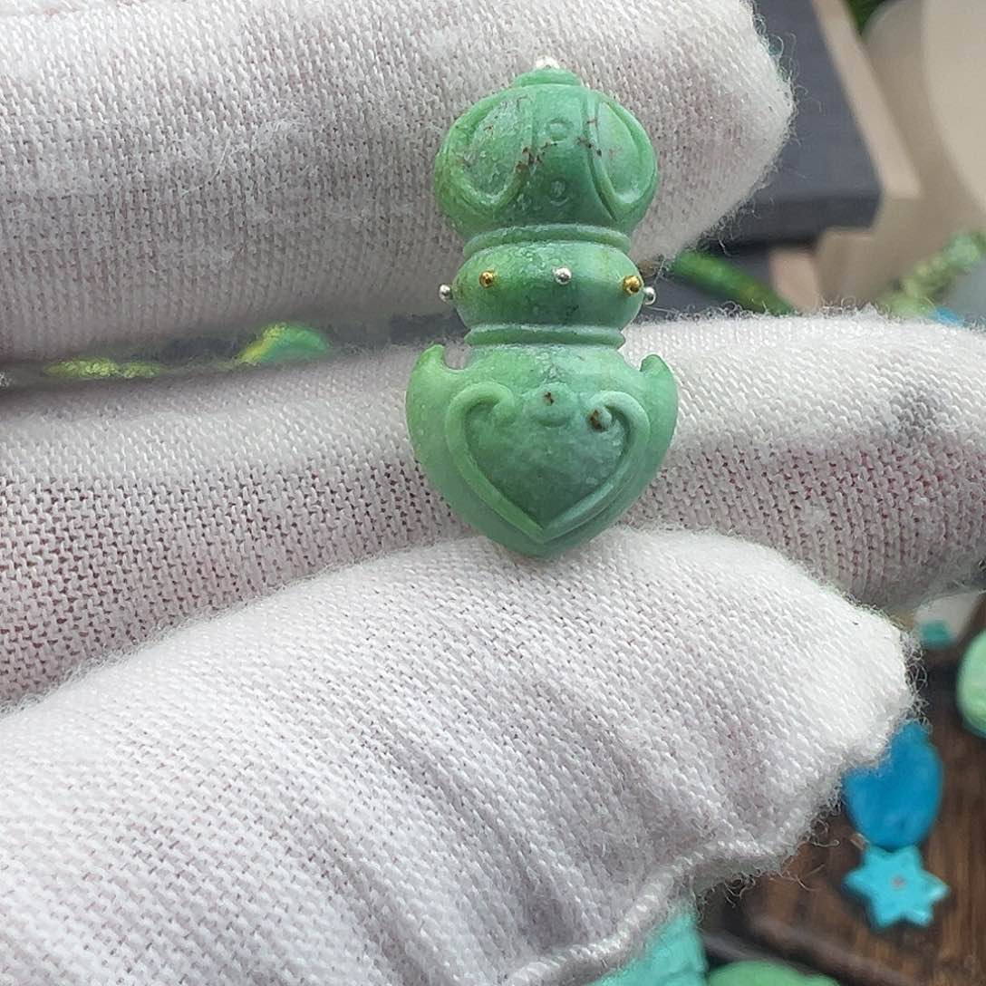 绿松石菜籽黄绿松石Z未镶嵌