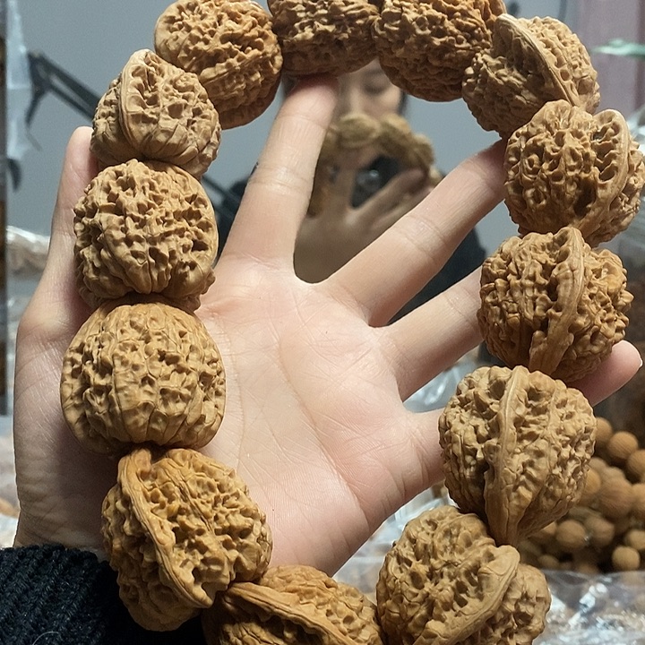把件文玩核桃39官帽手持