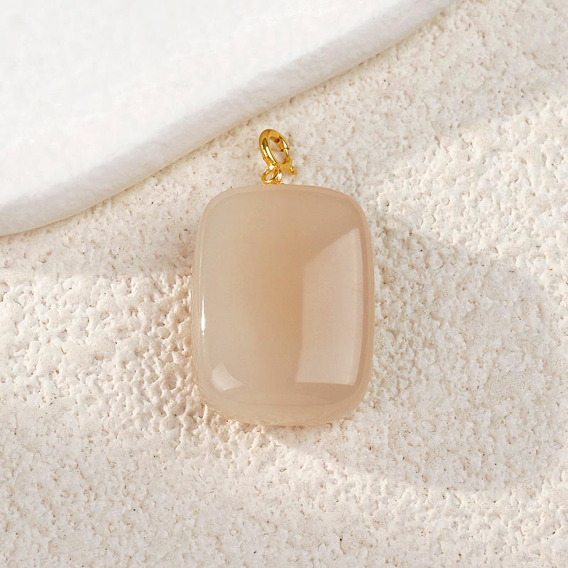 【福泽身安】  和田玉18吊坠  （天然珠宝多样性发其一）