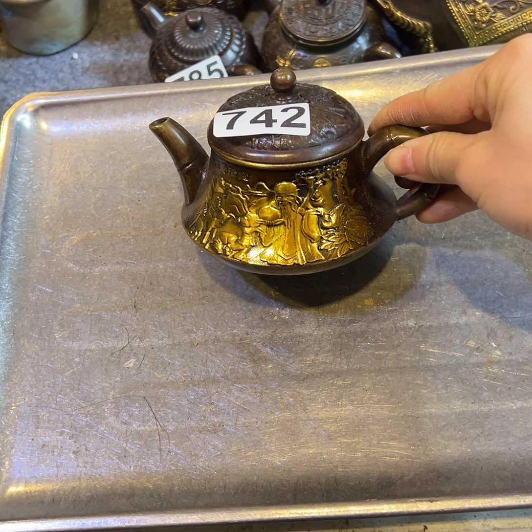 黄铜摆件，文房摆件