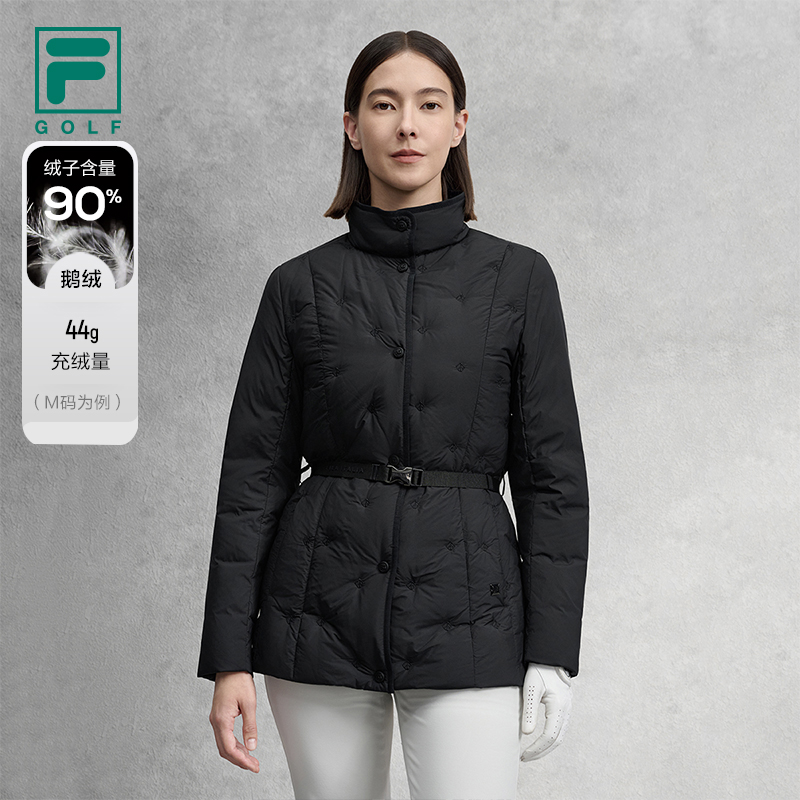 Fila/斐乐女款户外高尔夫运动时尚休闲保暖立领羽绒服A11W545901F
