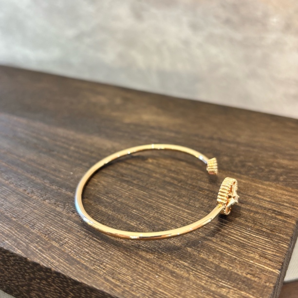 铜合金合成锆石手镯 罗盘黄色手镯SZ1348