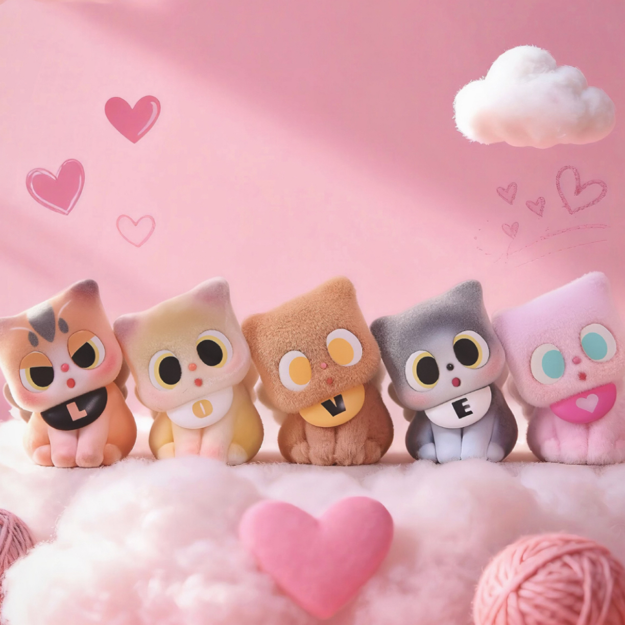 【拆盒】看后二Pitty咪的名字mini盲盒系列可爱玩具