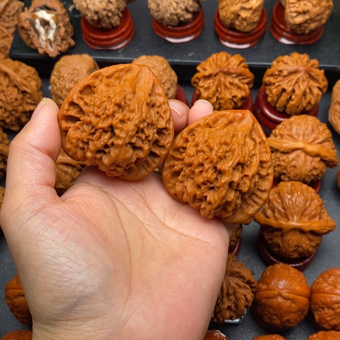 把件文玩核桃48官帽