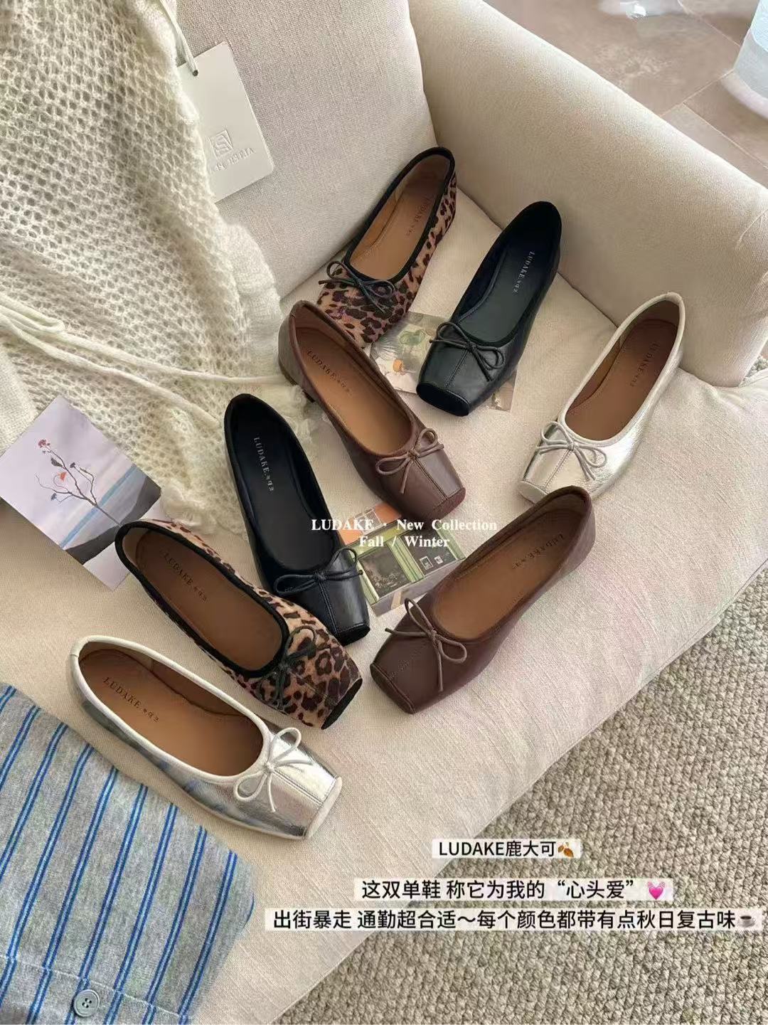 2025女鞋新款！玛丽珍通蝴蝶结百搭包平底四季热卖款