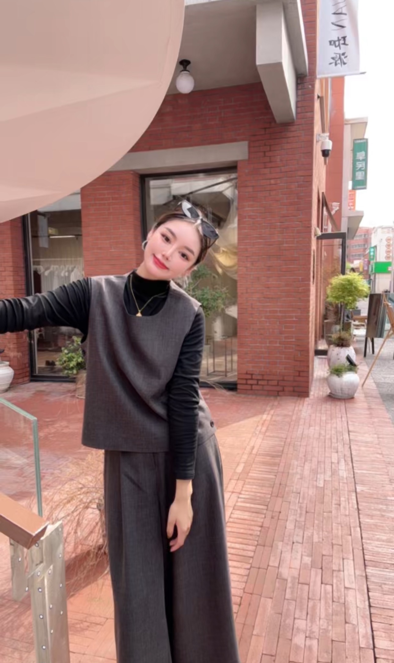 时尚小休闲女神范时尚套装女三件套气质休闲风