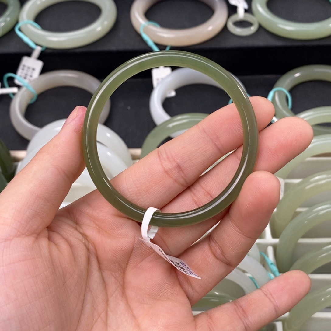 和田玉戒圈未镶嵌53.54