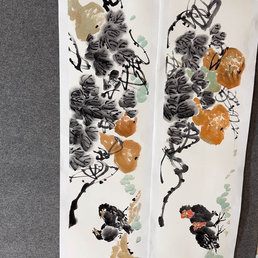 国画用****0大雷老师手绘作品