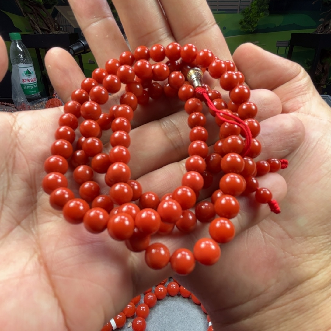 南红玛瑙未镶嵌手链