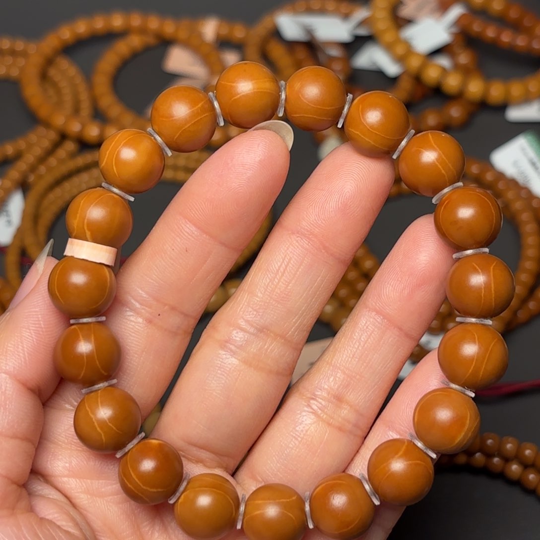 橄榄核手串11mm橄榄核圆珠单圈