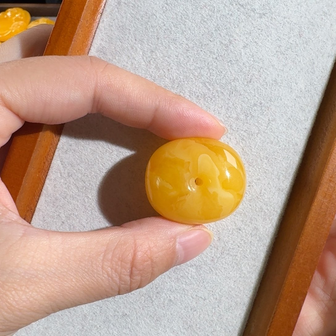 蜜蜡毛衣链未镶嵌