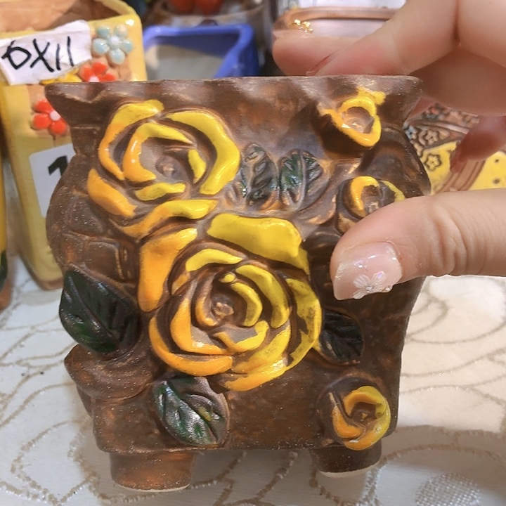 多肉花盆满15包邮