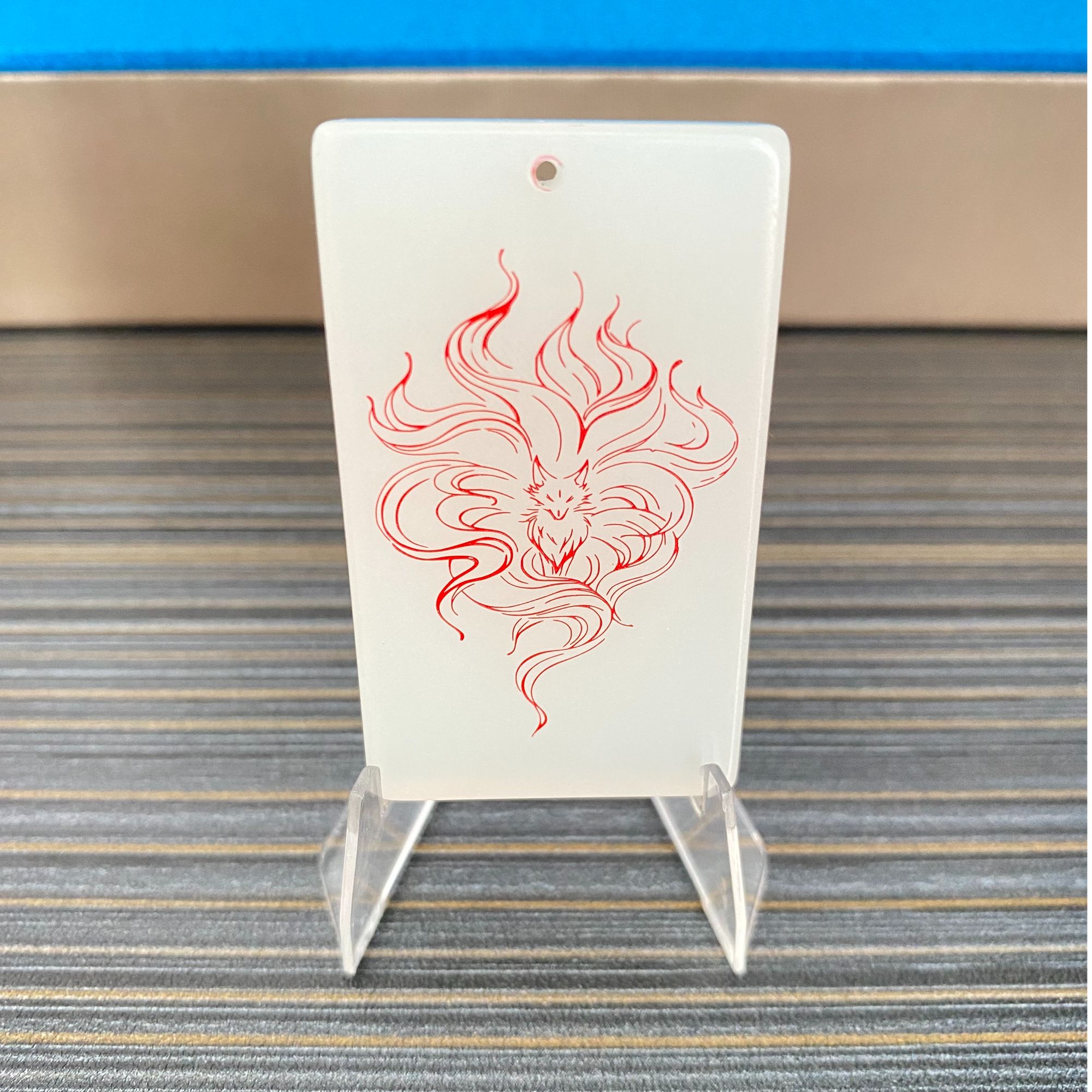 非金属木质吊坠 九尾狐 玉石吊坠男女款【已祝福】