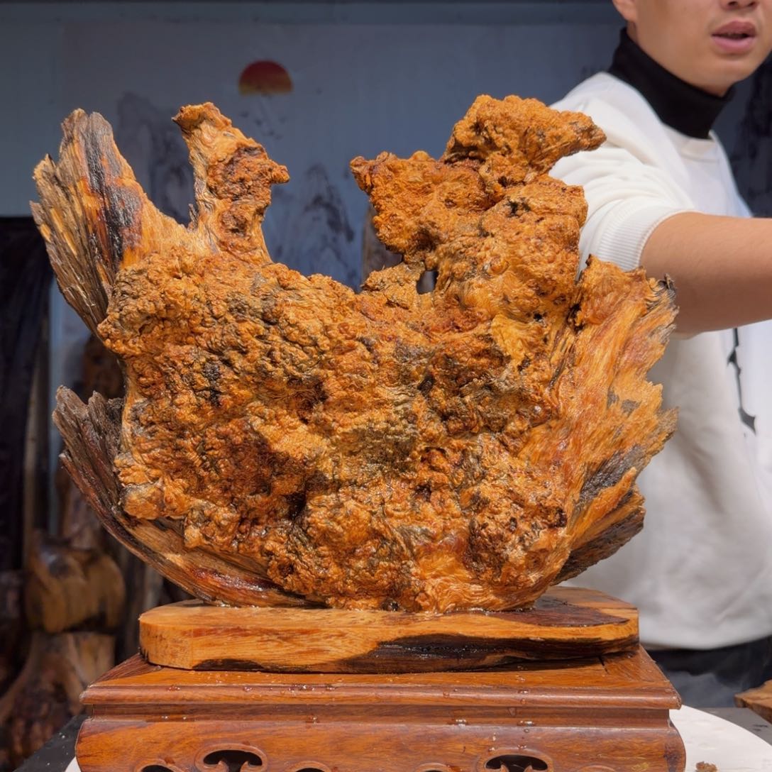 ◇***◇木三丰琥珀木 天然摆件86