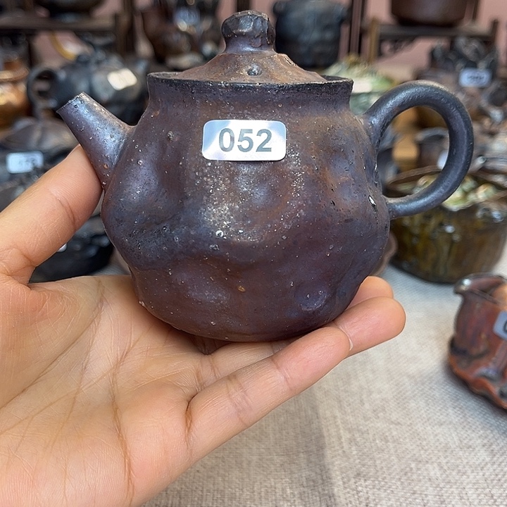 裸柴烧陶瓷手工茶器