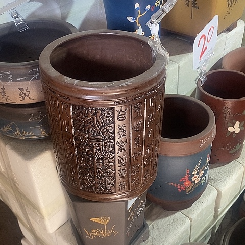 紫砂宜兴紫砂花盆源头工厂清仓处理