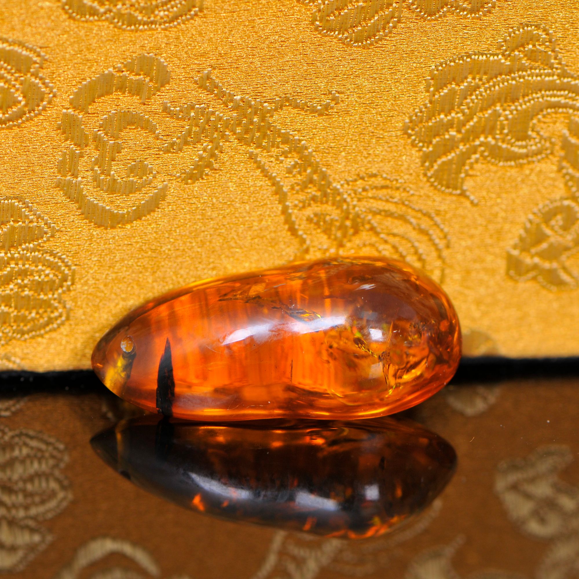 琥珀福瓜小坠 P1177