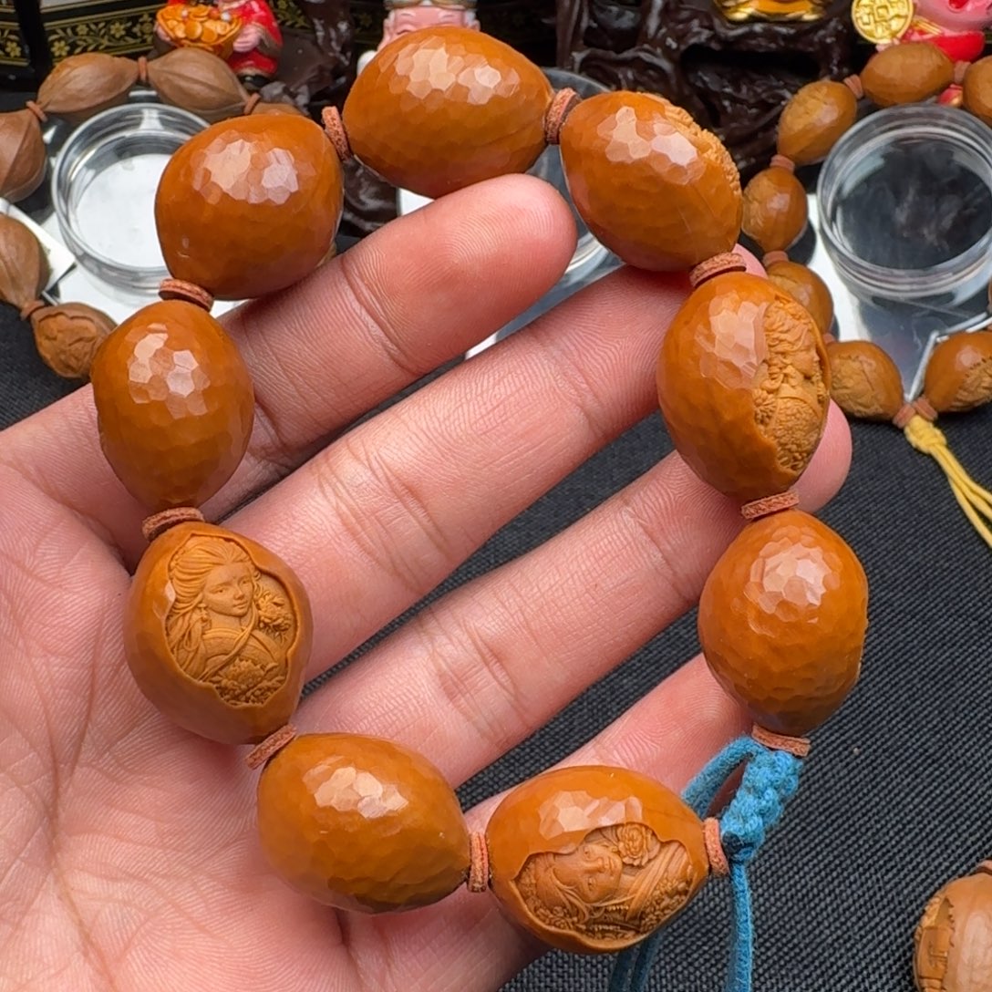 手串/手链橄榄核花仙子