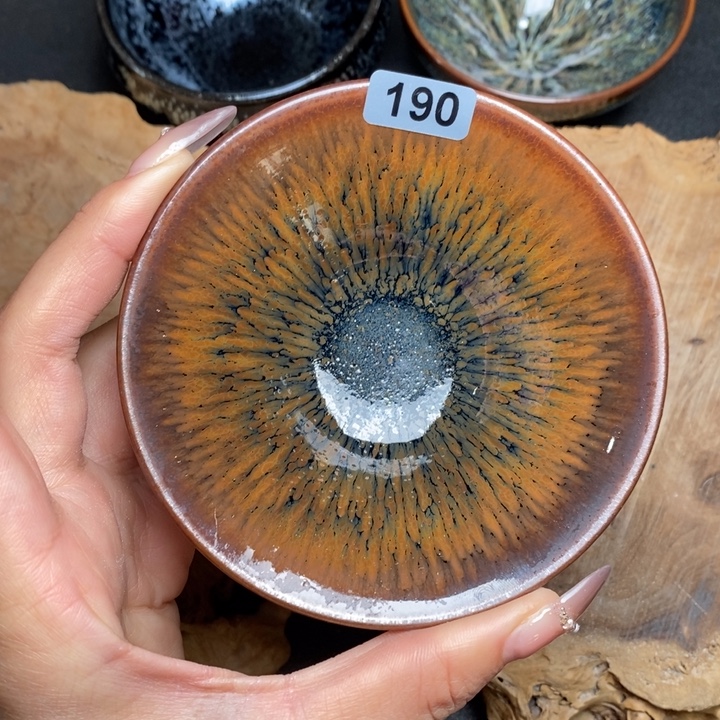 茶盏建窑建盏主人杯190微瑕