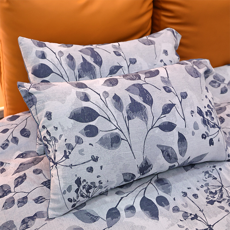 【家大业大】48*74cm纯棉高精密椰壳纽扣枕套一对装