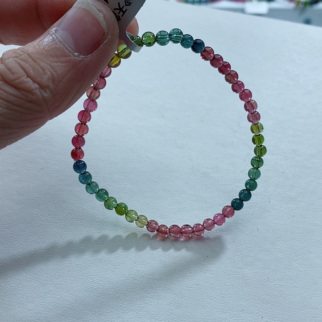 碧玺手链未镶嵌手链