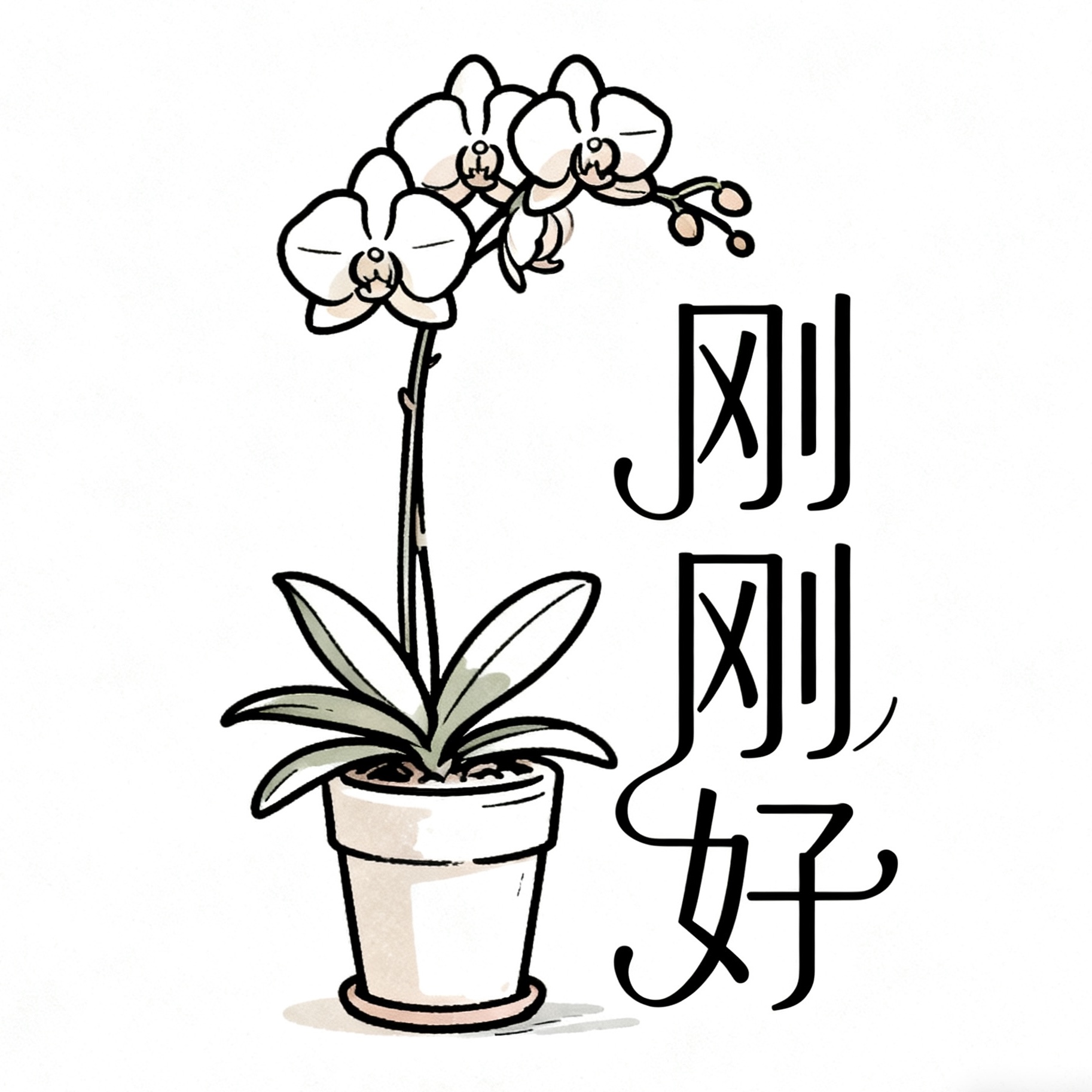 刚刚好蝴蝶兰（蝴蝶兰2233双剑带花带花苞）开花珠发货