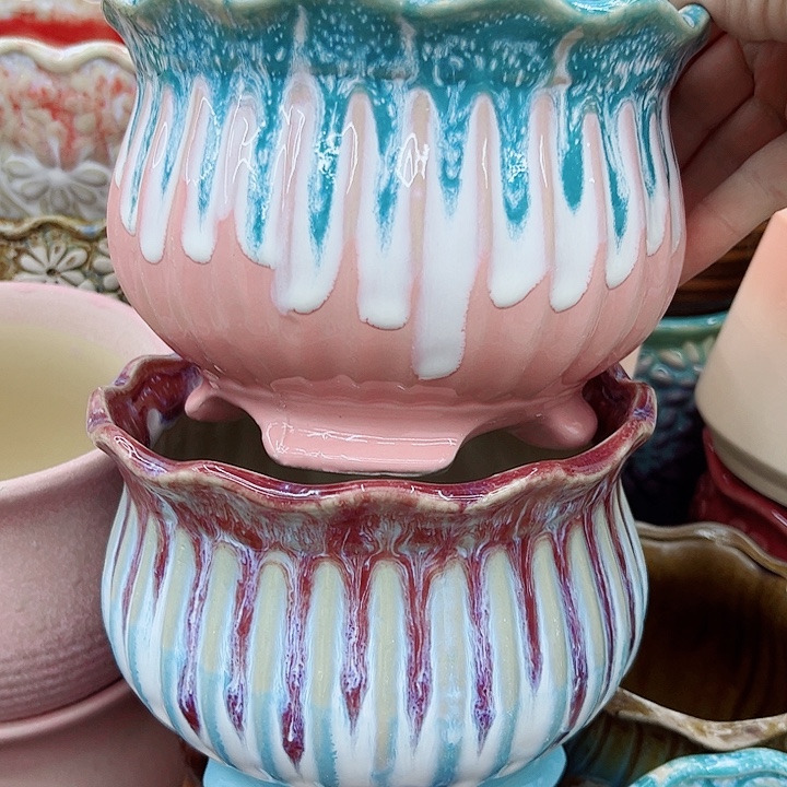 多肉绿植陶瓷花盆