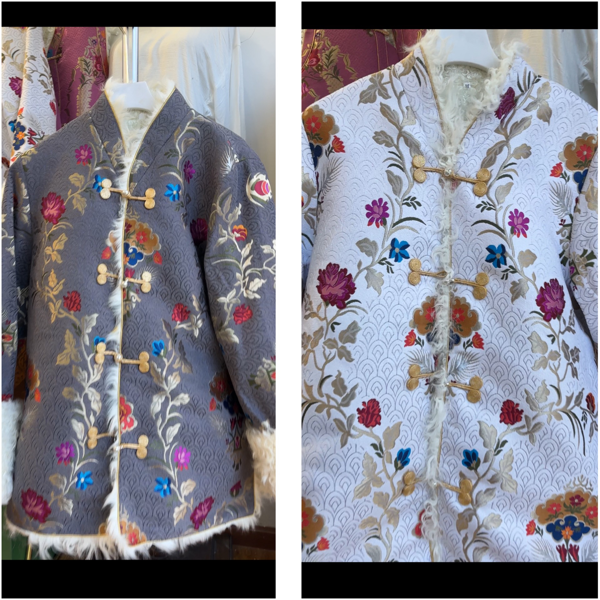 高仿不热加色中扣外套