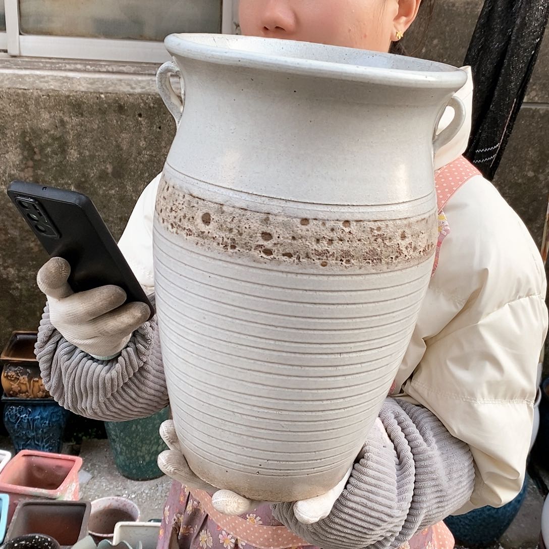 紫砂花盆正品口20高32
