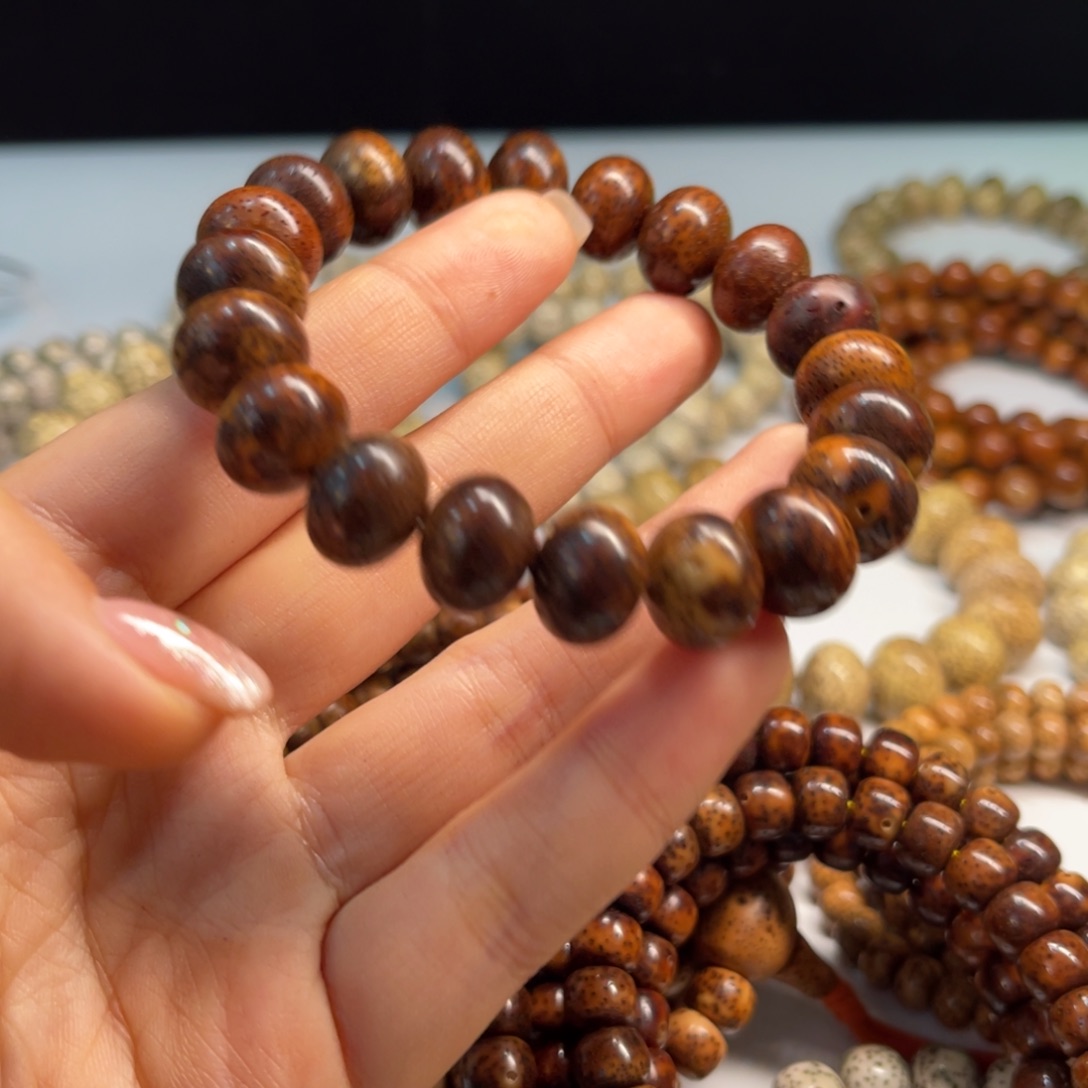 清***阳星月菩提吊坠1411苹果陈籽