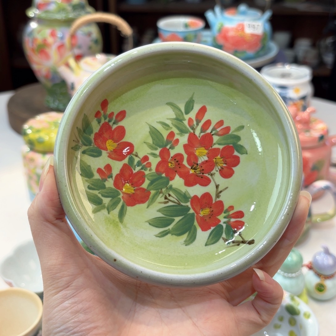 景德镇手绘高温釉下彩陶瓷茶具