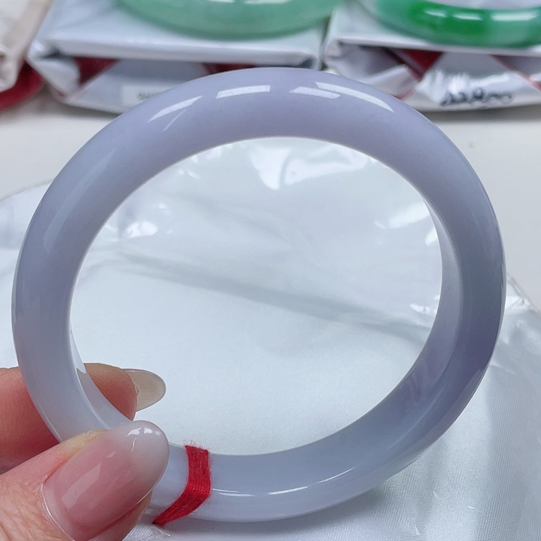 翡翠未镶嵌手镯缅甸翡翠60-62