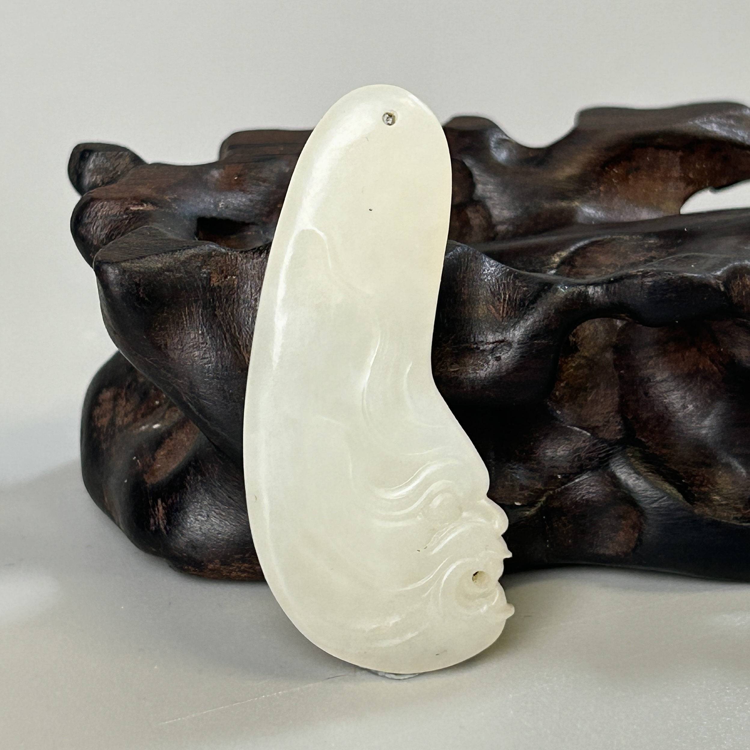 创汇期新疆和田玉挂件瑞兽9543