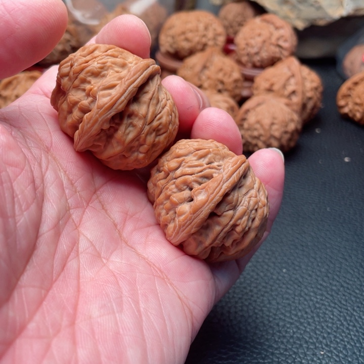 文玩核桃把件41全品蝴蝶磨