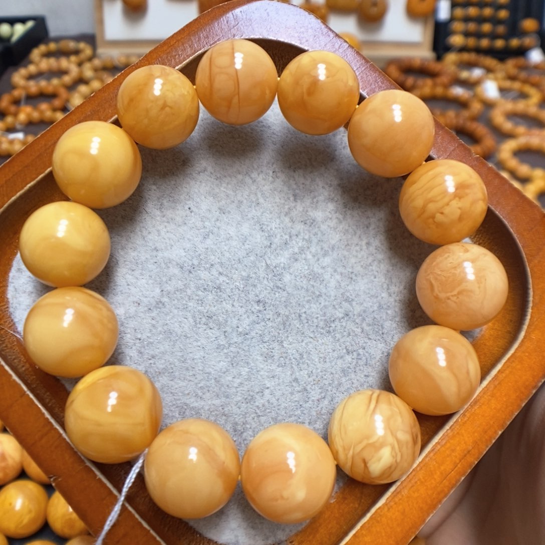 蜜蜡手链未镶嵌蜜蜡