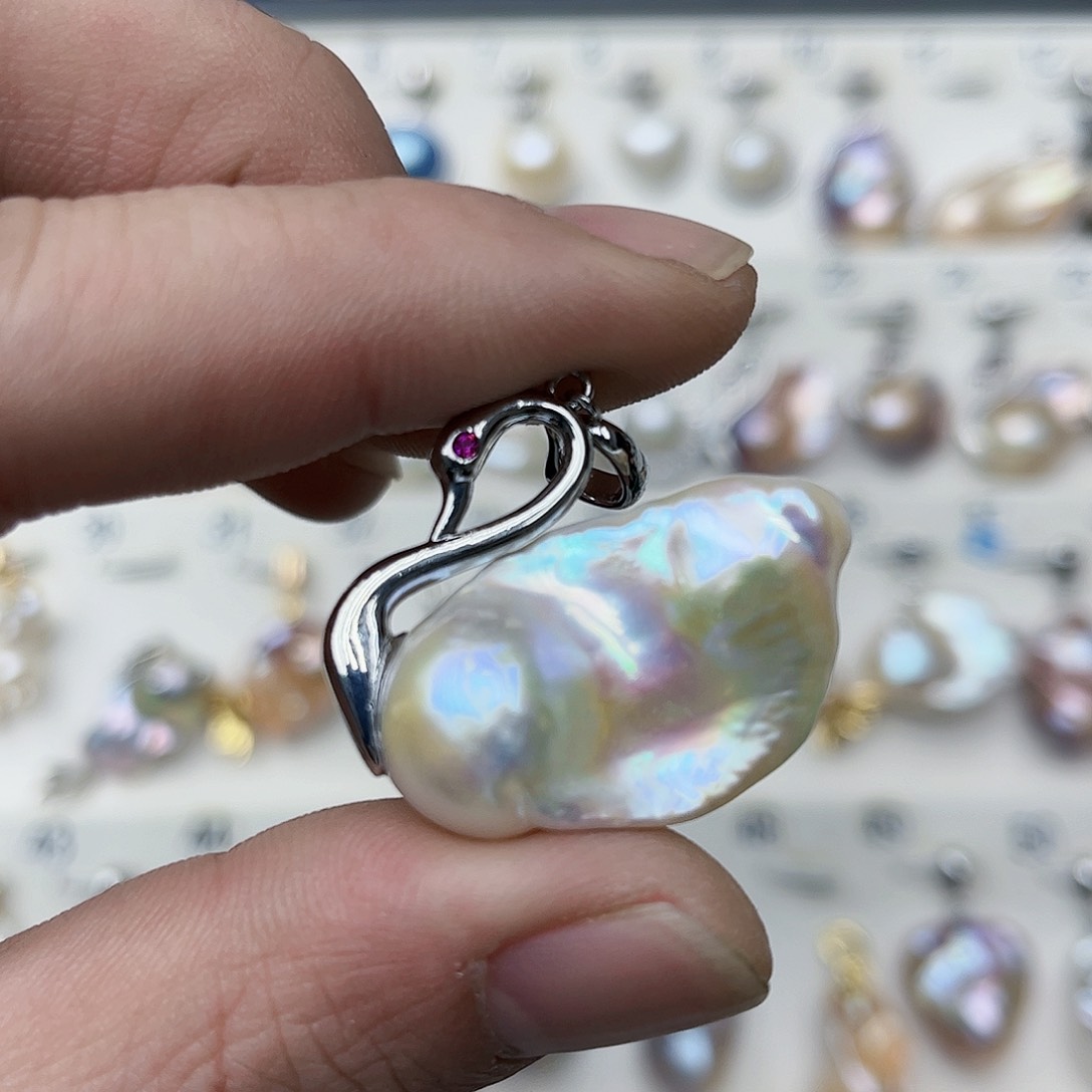 淡水珍珠吊坠(不含链)未镶嵌11