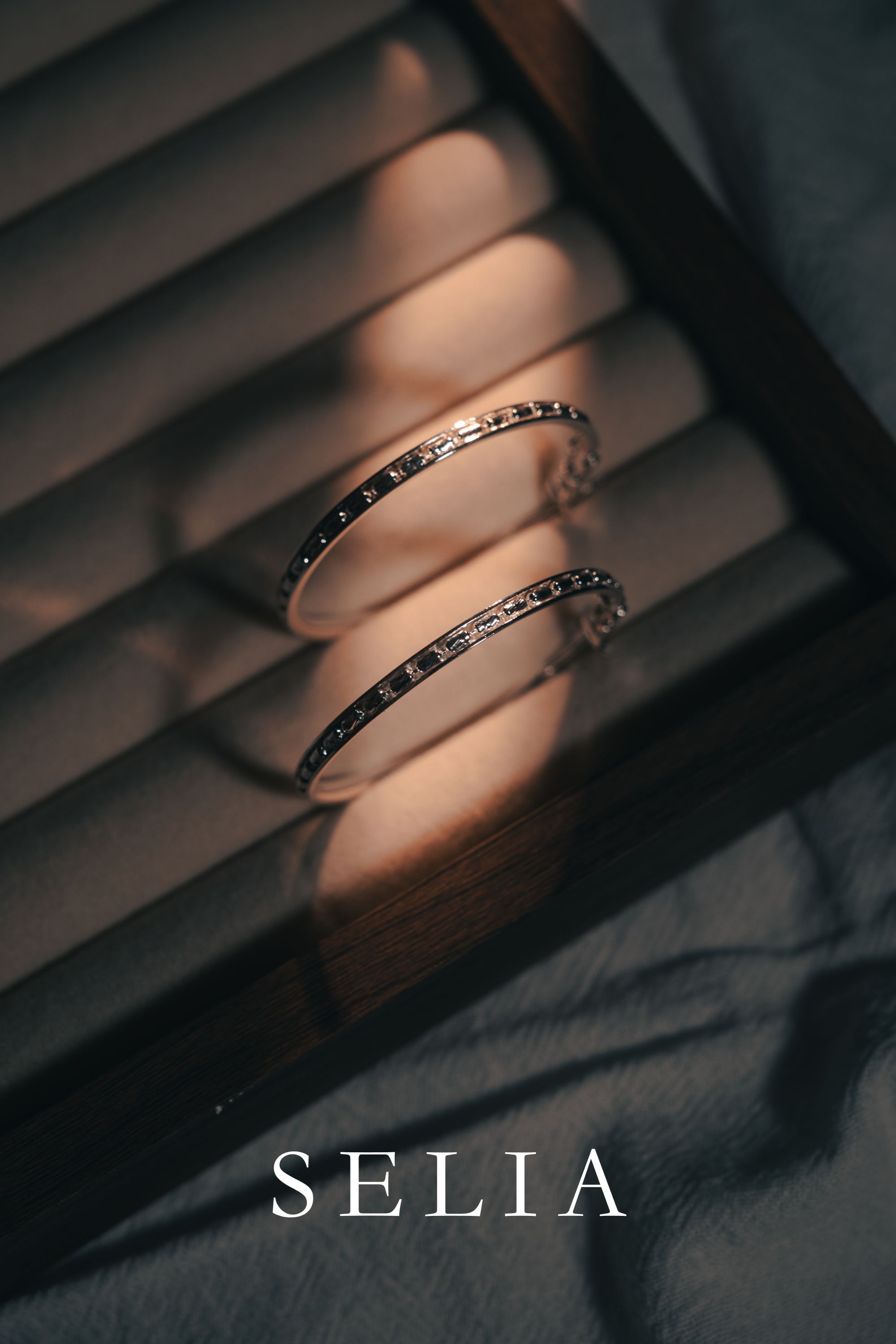 合金耳饰 Selia复古原创轻奢简约欧美民族风耳圈耳环ins饰品小众