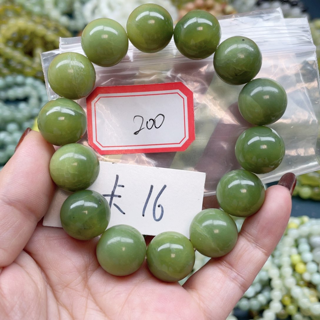 未镶嵌蛇纹石玉手串