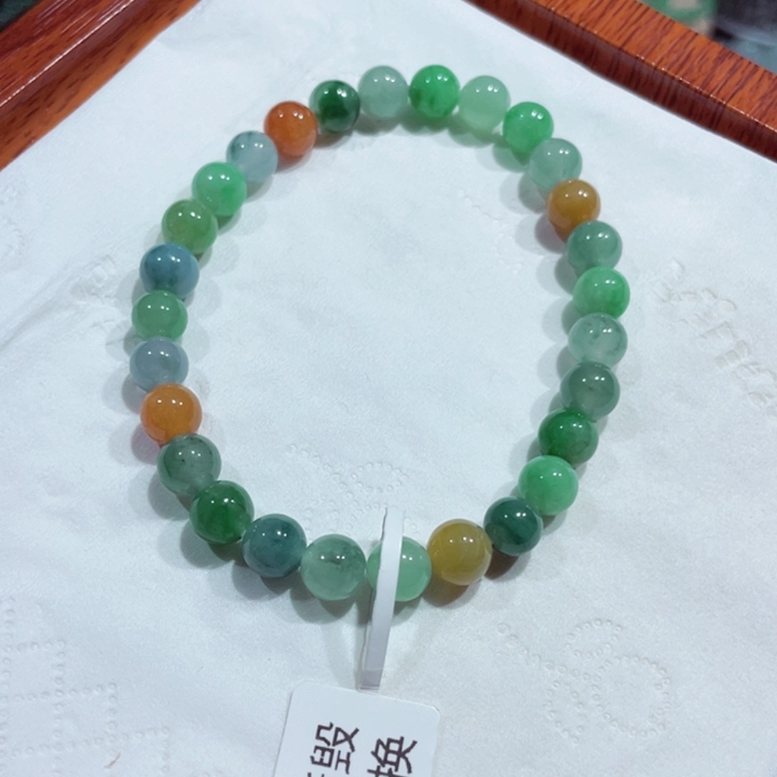 未镶嵌手链翡翠天然缅甸翡翠A货卡6.8