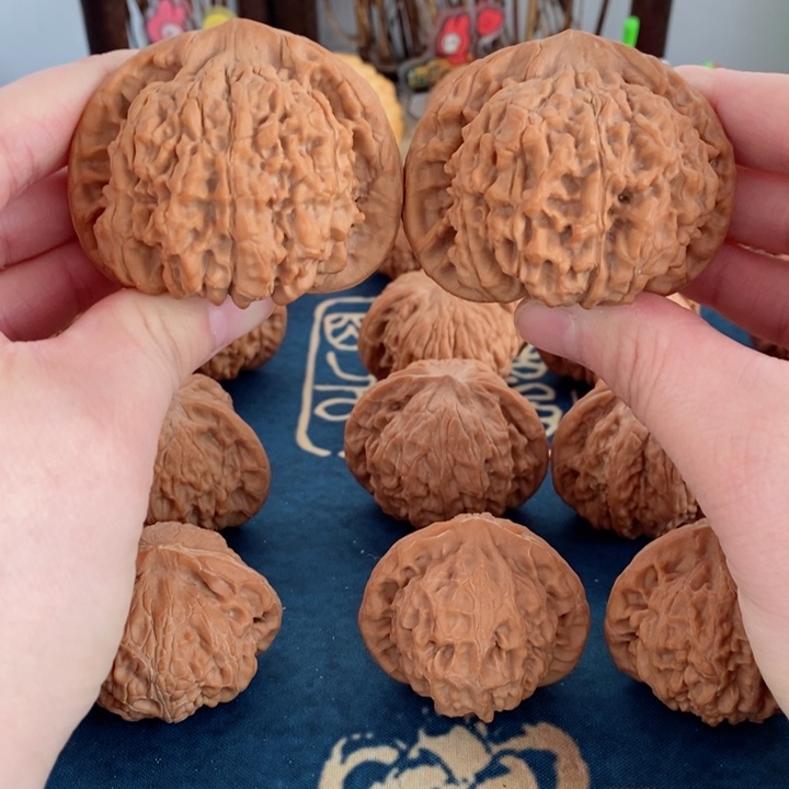 文玩核桃把件官帽54