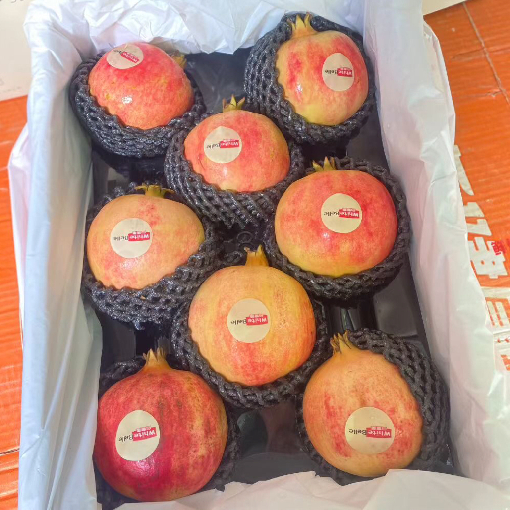 云南软仔石榴精品果/箱 8头大果
