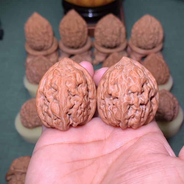 核桃文玩核桃把件平谷火苗